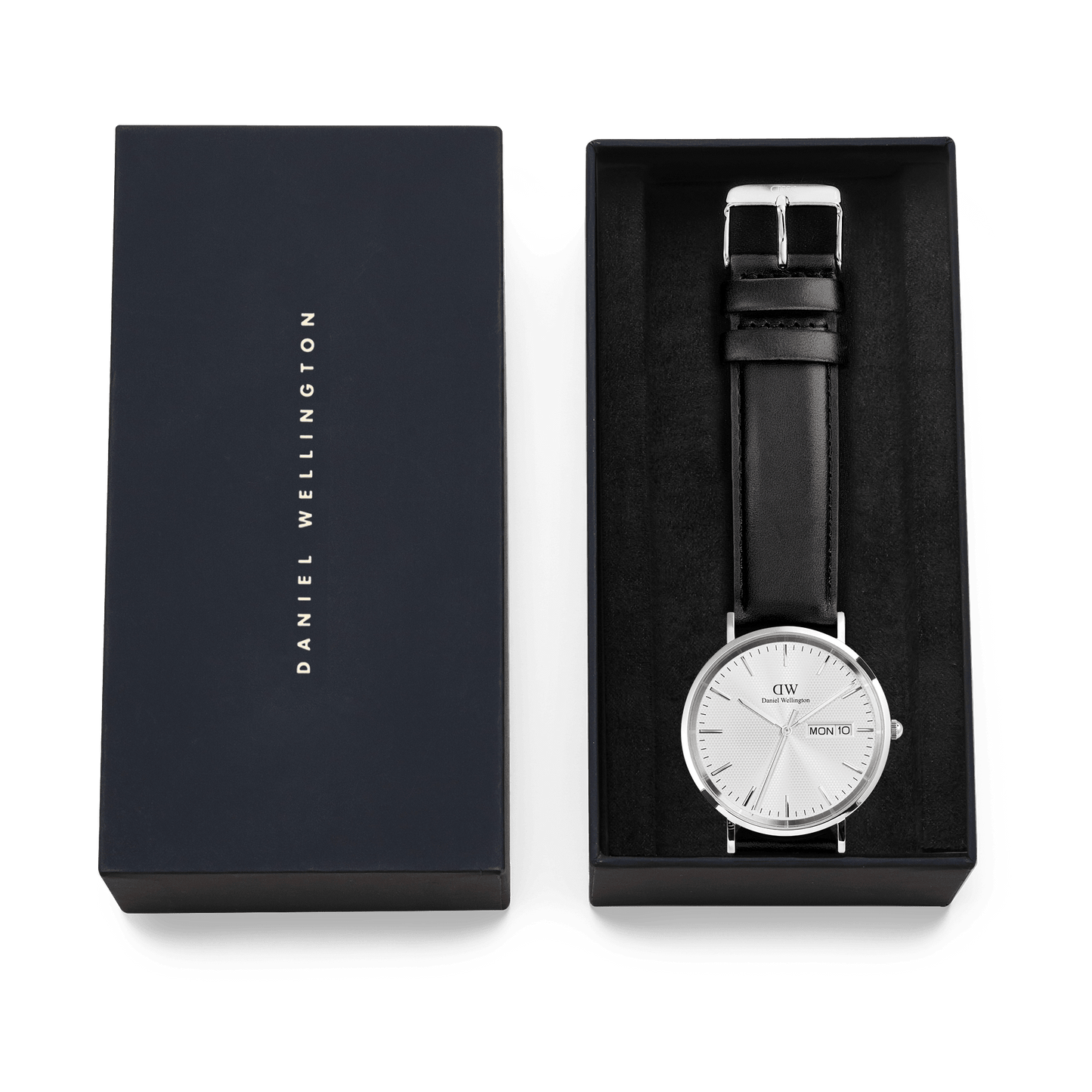 Orologio in Acciaio Uomo Daniel Wellington Classic Day Display Sheffield Silver-Kaidara Gioielli