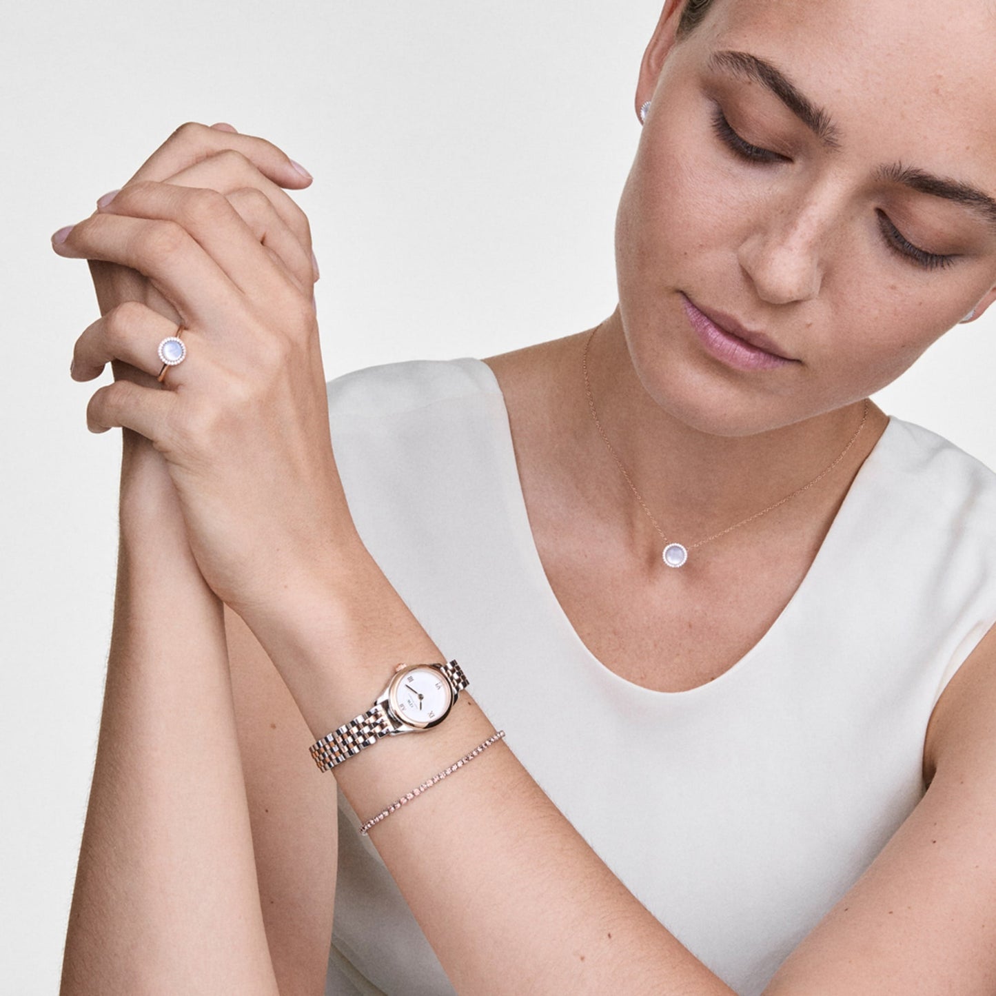 Orologio in Acciaio Donna Daniel Wellington Ophelia Mini Two Tone Rose-Kaidara Gioielli
