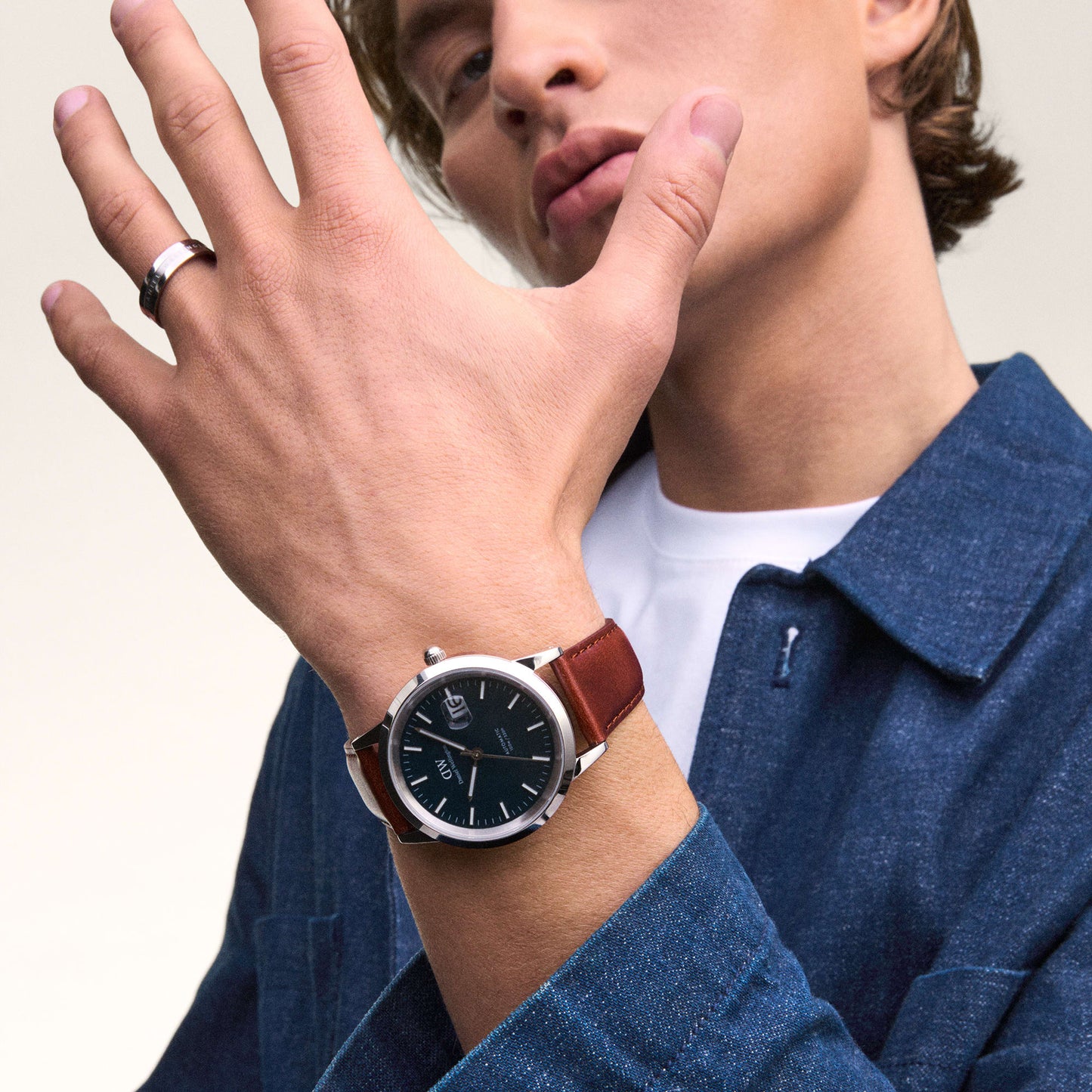 Orologio in Acciaio Uomo Daniel Wellington Iconic St Mawes Automatic Silver-Kaidara Gioielli