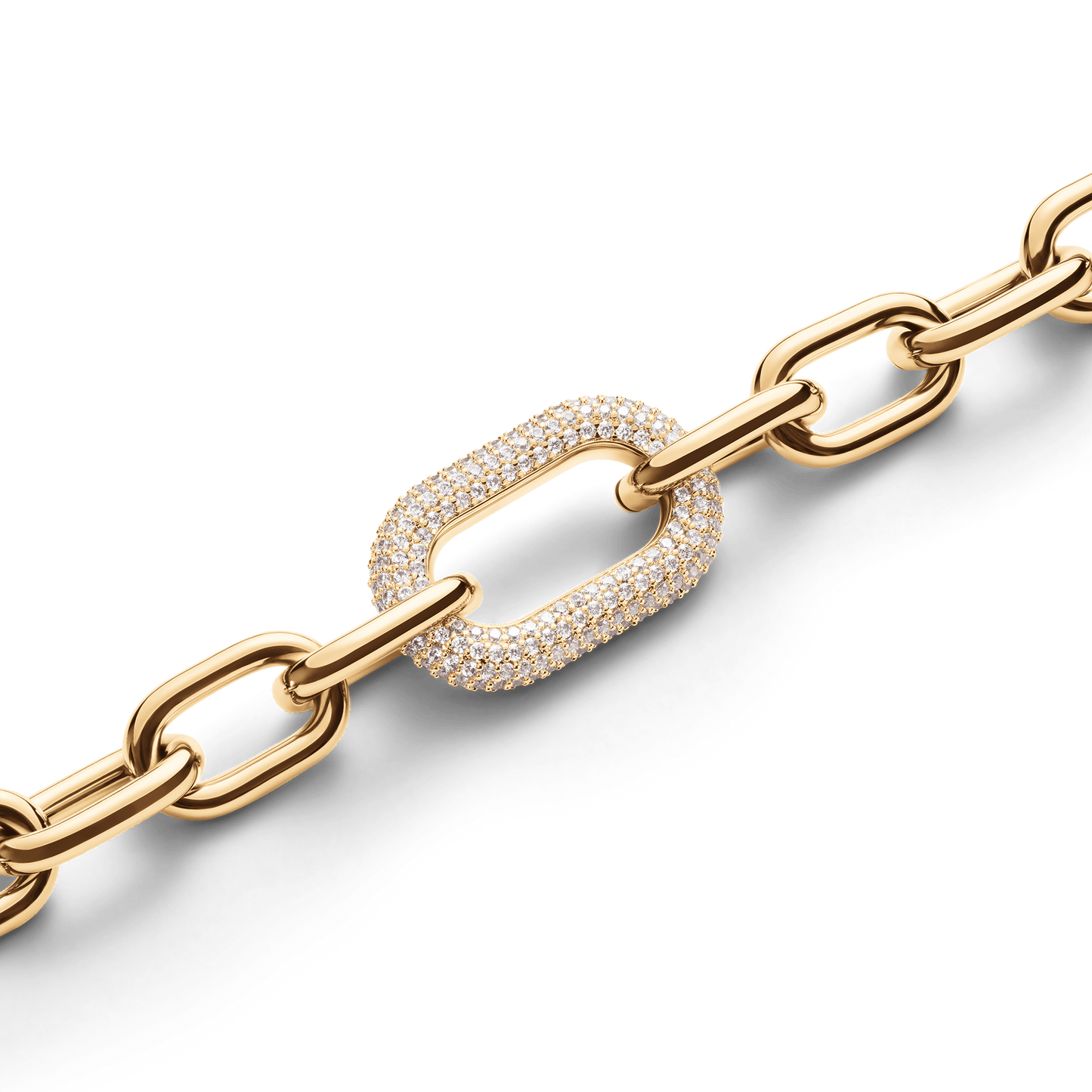 Collana in Acciaio Donna Daniel Wellington Crystal Link-Kaidara Gioielli