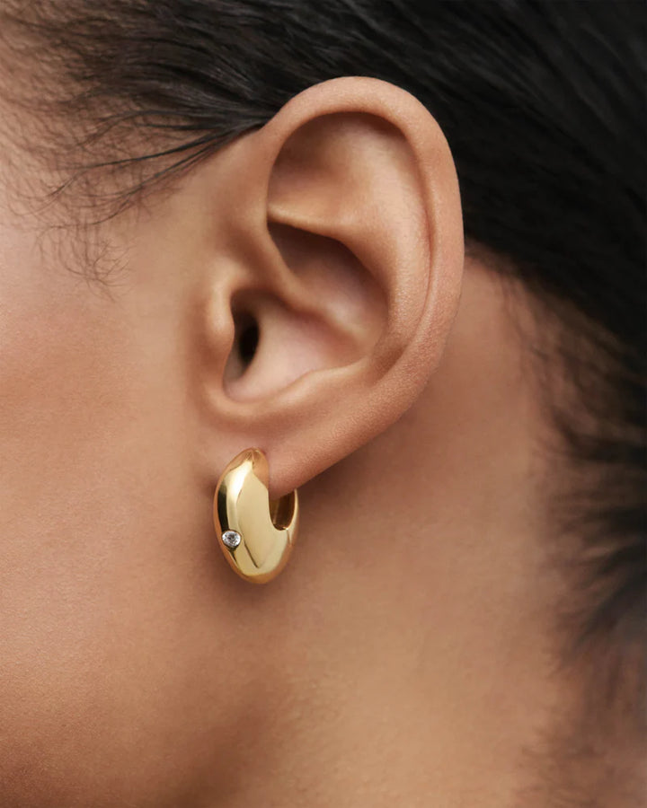 Orecchini in Argento Placcato Oro Donna PdPaola Wave-Kaidara Gioielli