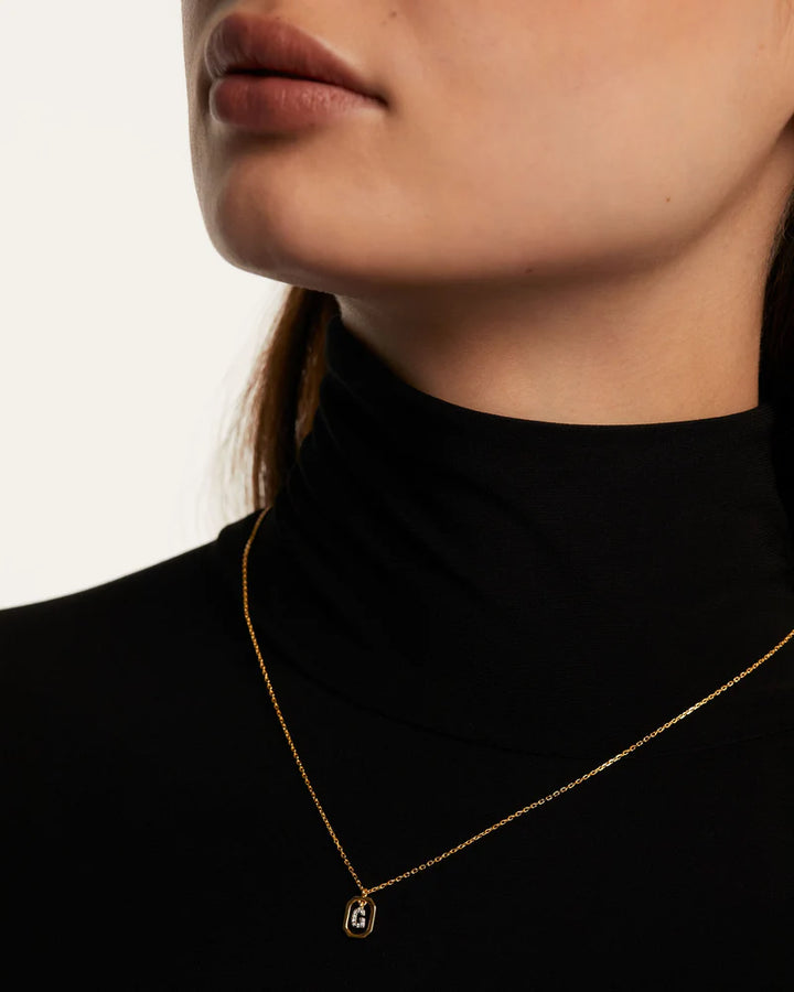 Collana in Argento Placcato Oro Donna Pdpaola Lettera G Mini-Kaidara Gioielli