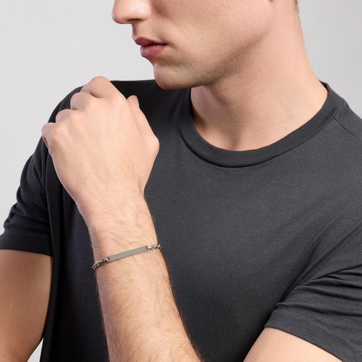 Bracciale in Argento Uomo Mabina First-Kaidara Gioielli