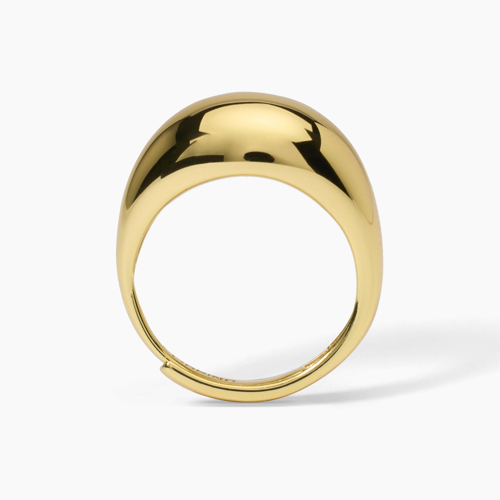 ANELLO NICOLE DORATO MABINA-Kaidara Gioielli