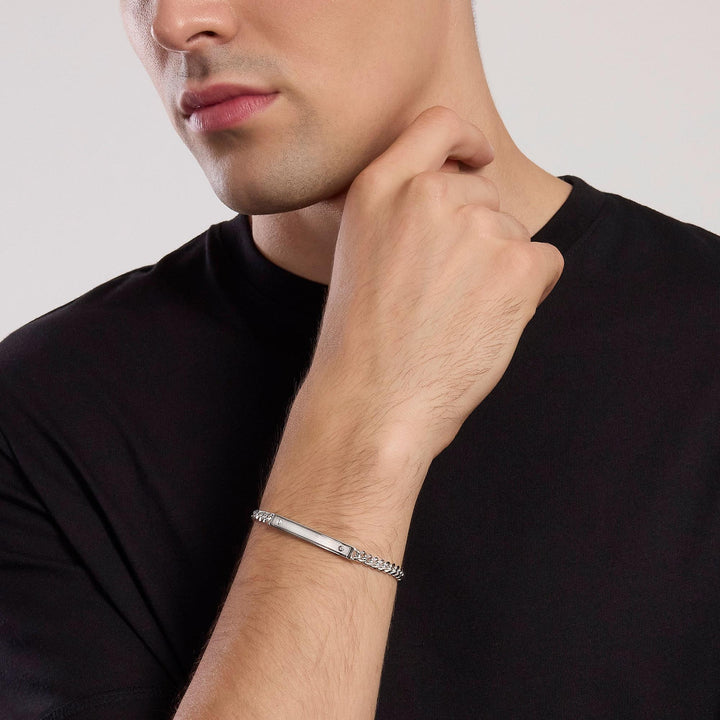 Bracciale in Argento Uomo Mabina Rider-Kaidara Gioielli