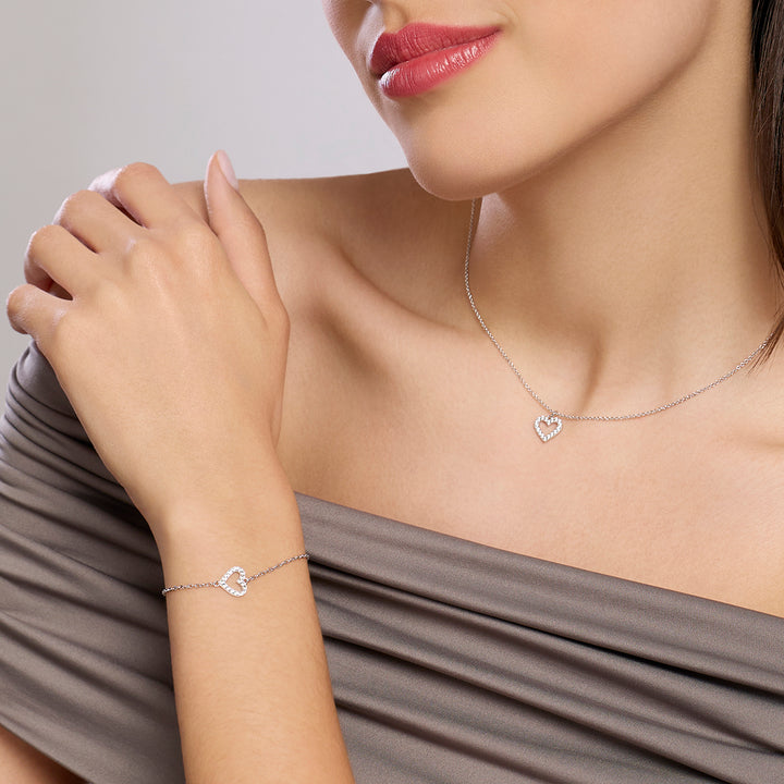 Bracciale in Argento Donna Mabina My Diamond-Kaidara Gioielli