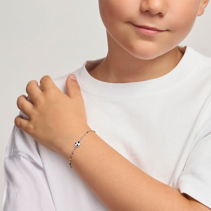 Bracciale in Argento Bimbo Mabina W Il Football-Kaidara Gioielli