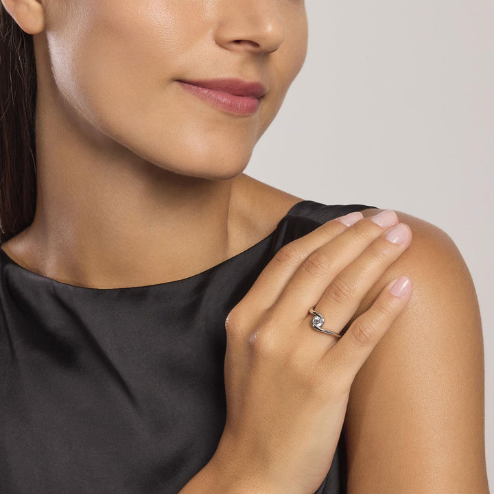 Anello in Argento Donna Mabina Solitaire-Kaidara Gioielli