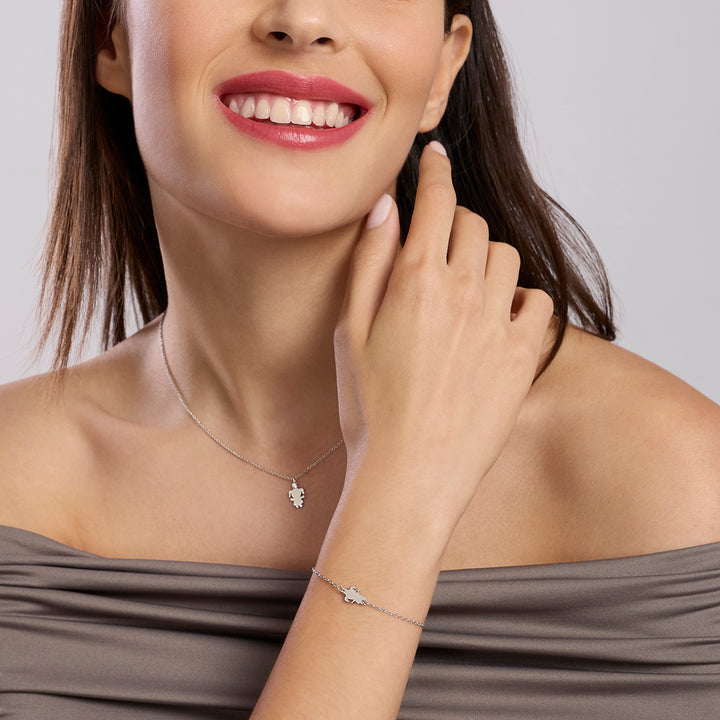 Collana in Argento Donna Mabina My Diamond-Kaidara Gioielli