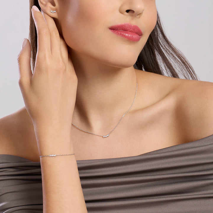 Collana in Argento Donna Mabina My Diamond-Kaidara Gioielli