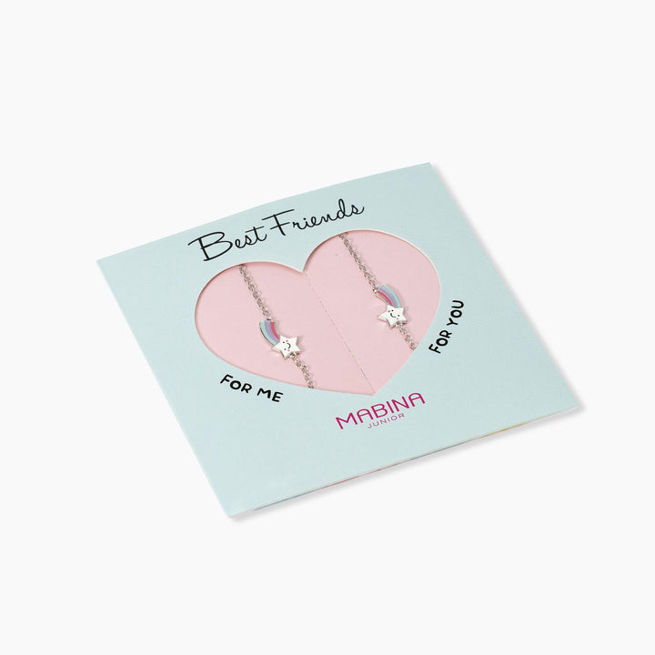 Set bracciali in Argento Bimba Mabina Best Friends-Kaidara Gioielli