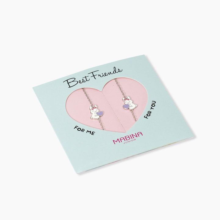 Set bracciali in Argento Bimba Mabina Best Friends-Kaidara Gioielli