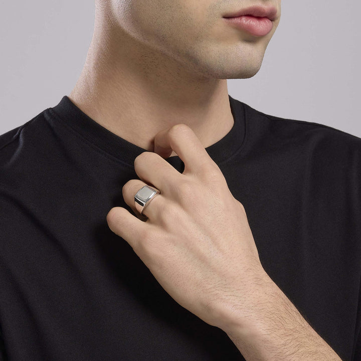 Anello in Argento Uomo Mabina Focus-Kaidara Gioielli