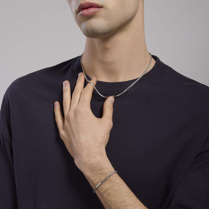 Bracciale in Argento Uomo Mabina Daily-Kaidara Gioielli