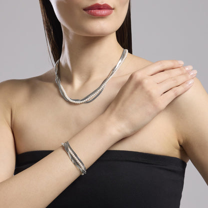 Collana in Acciaio Donna Kidult Style 14-Kaidara Gioielli