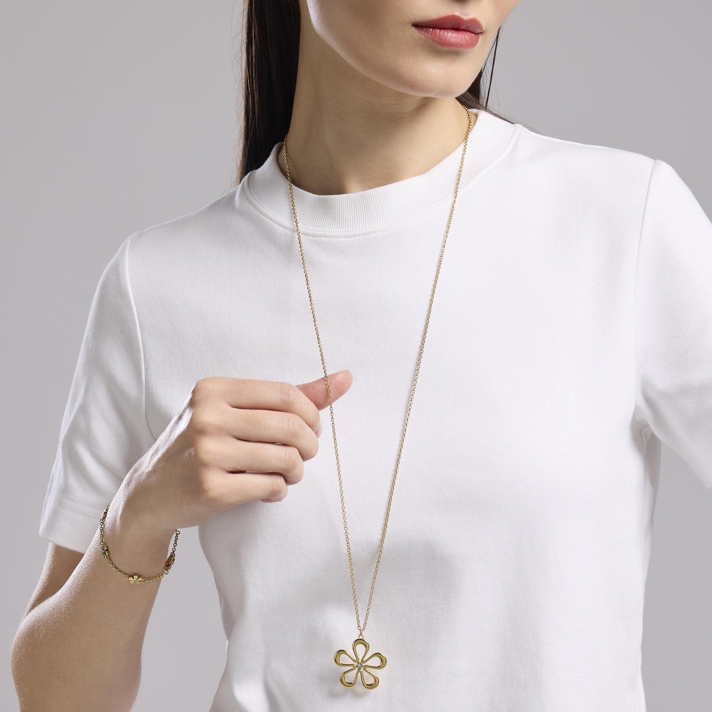 Collana in Acciaio Donna Kidult Style 17-Kaidara Gioielli