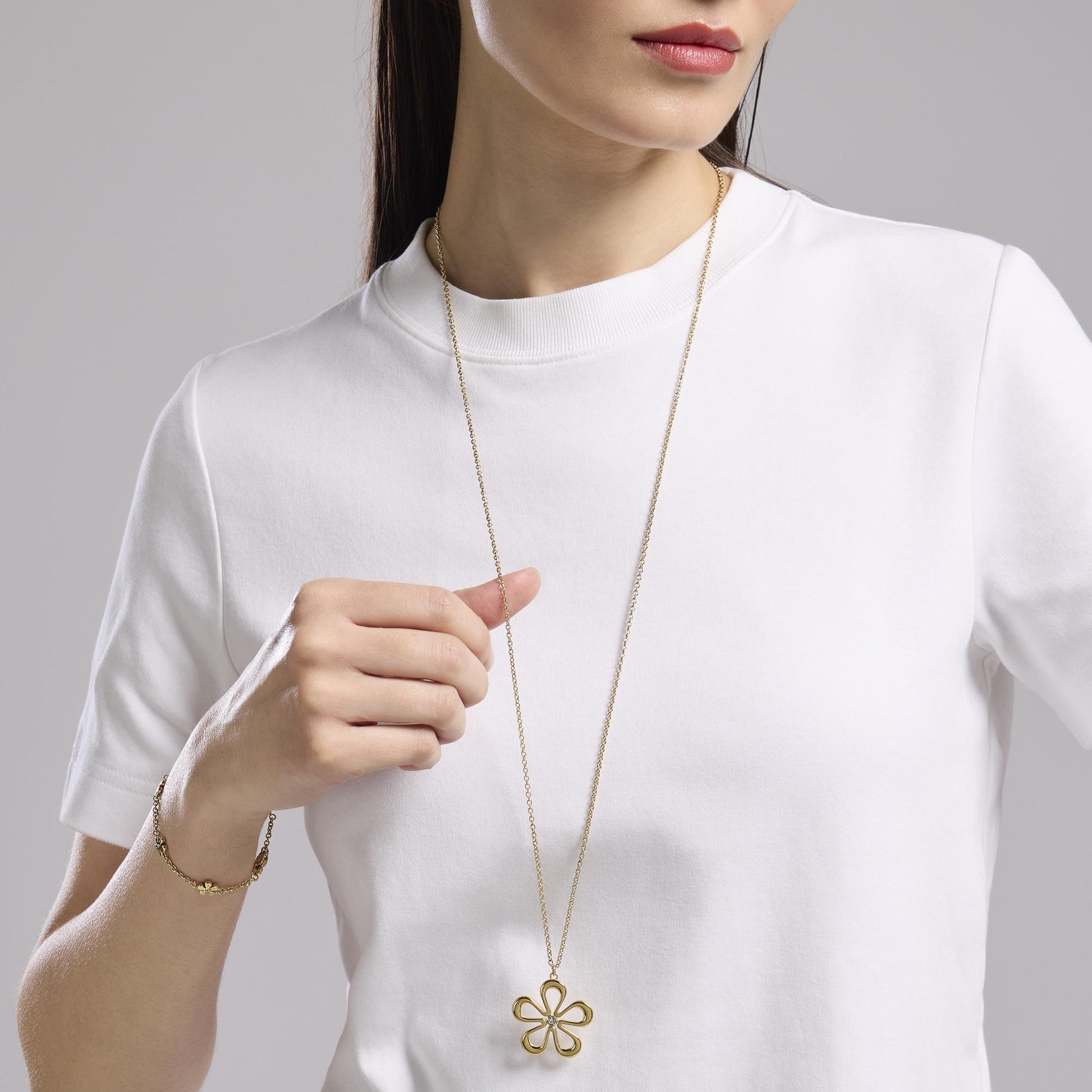 Collana in Acciaio Donna Kidult Style 17-Kaidara Gioielli