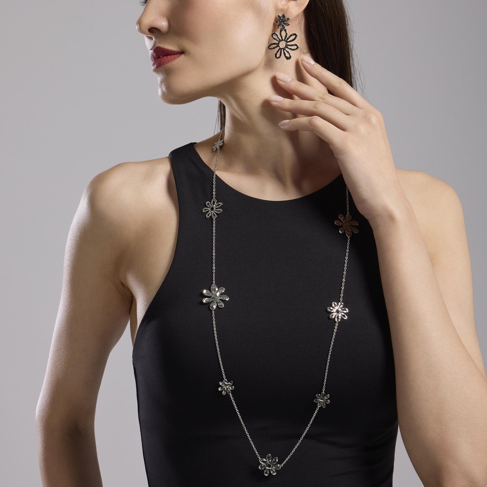 Collana in acciaio Donna Kidult Style 16-Kaidara Gioielli