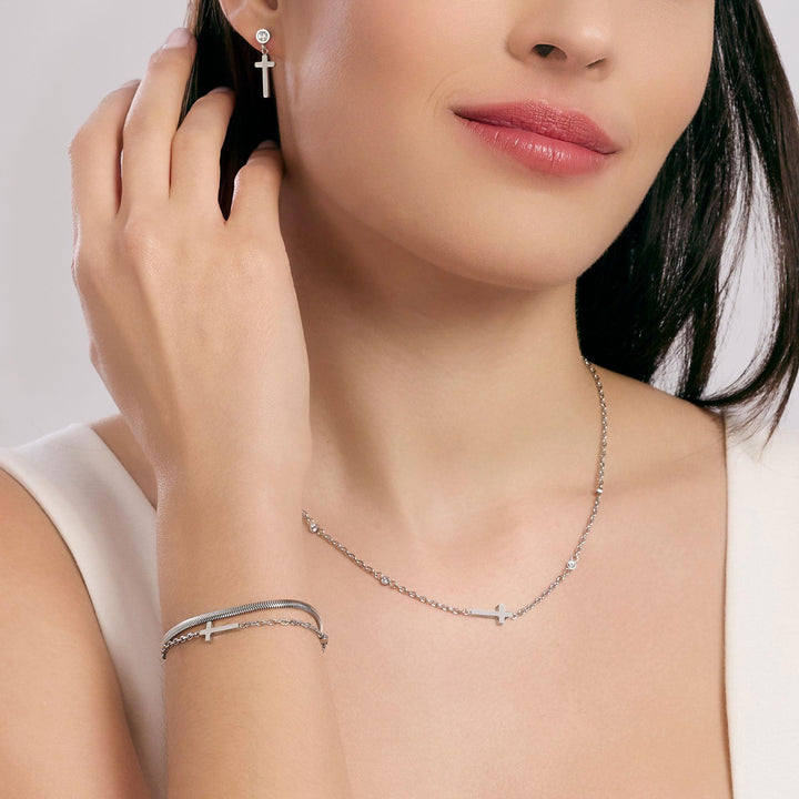 Bracciale in Acciaio Donna Kidult Style 29-Kaidara Gioielli