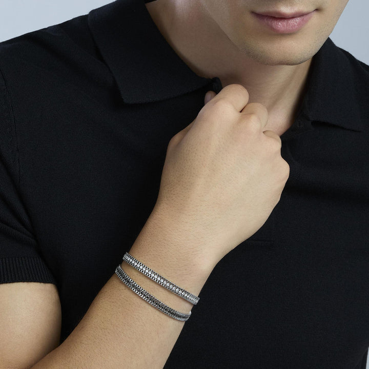 Bracciale in Acciaio Uomo Kidult Style 13-Kaidara Gioielli