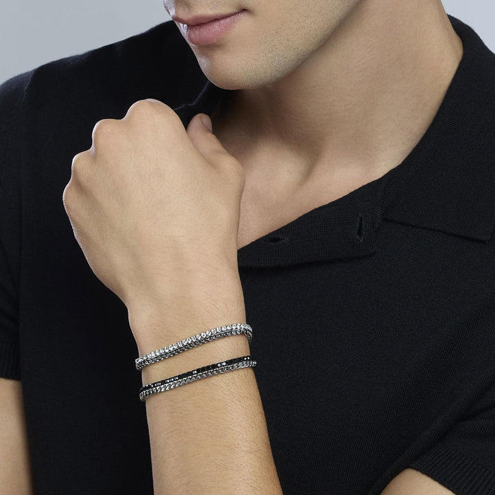 Bracciale in Acciaio Uomo Kidult Style 13-Kaidara Gioielli