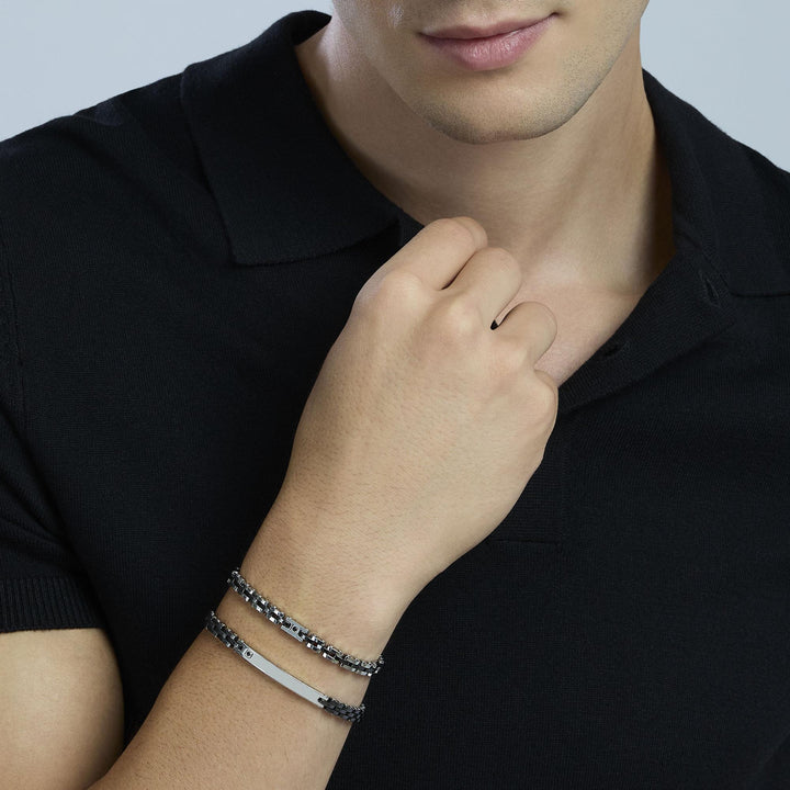 Bracciale in Acciaio Uomo Kidult Style 22-Kaidara Gioielli