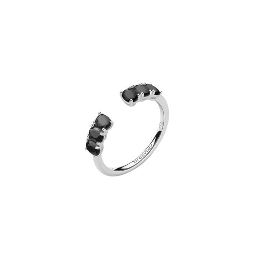 Anello in Argento Donna Brosway Fancy Mistery Black-Kaidara Gioielli