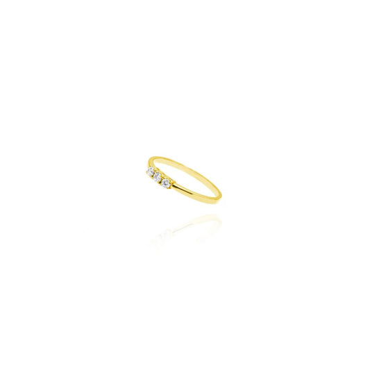 Anello in Oro Donna Facco Gioielli Collezione Luce D'Oro e Zirconi-Kaidara Gioielli