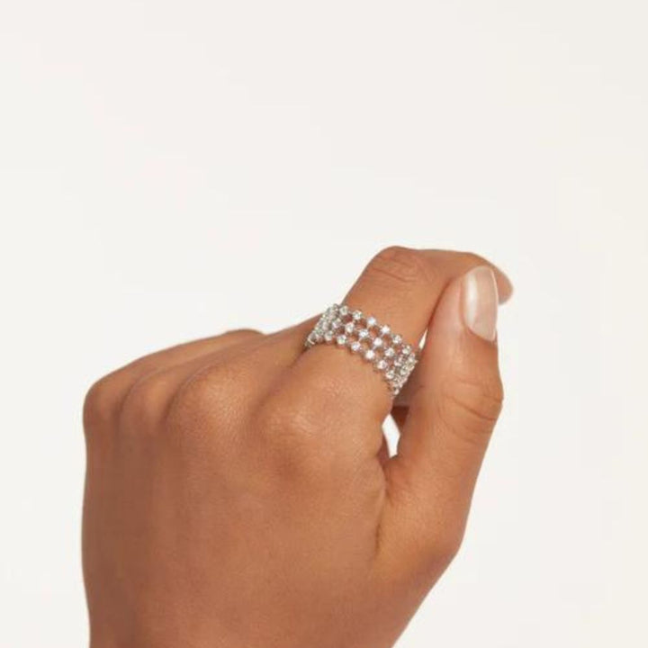 Anello in Argento Placcato Oro Donna Pdpaola Collezione Argento Dumbo-Kaidara Gioielli