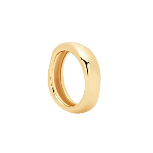 Anello in Argento Placcato Oro Donna Pdpaola Collezione Giselle Aria Gold-Kaidara Gioielli