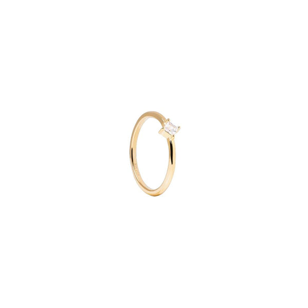 Anello in Argento Placcato Oro Donna Pdpaola Collezione Obi-Kaidara Gioielli