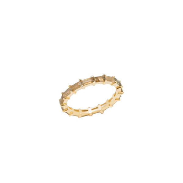 Anello in Argento Placcato Oro Donna Pdpaola Collezione Pistil-Kaidara Gioielli