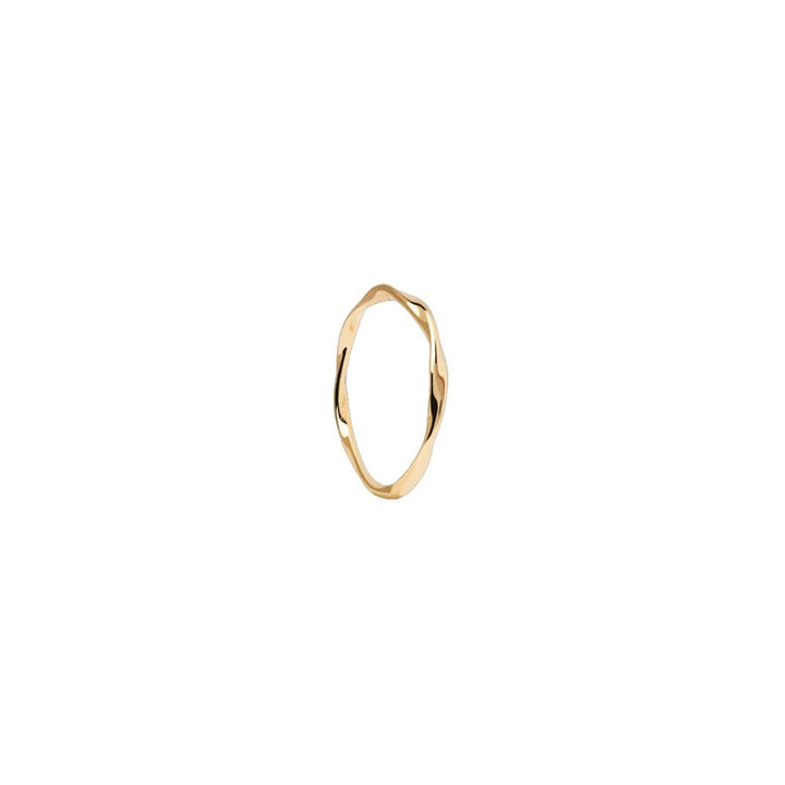 Anello in Argento Placcato Oro Donna Pdpaola Collezione Spiral-Kaidara Gioielli