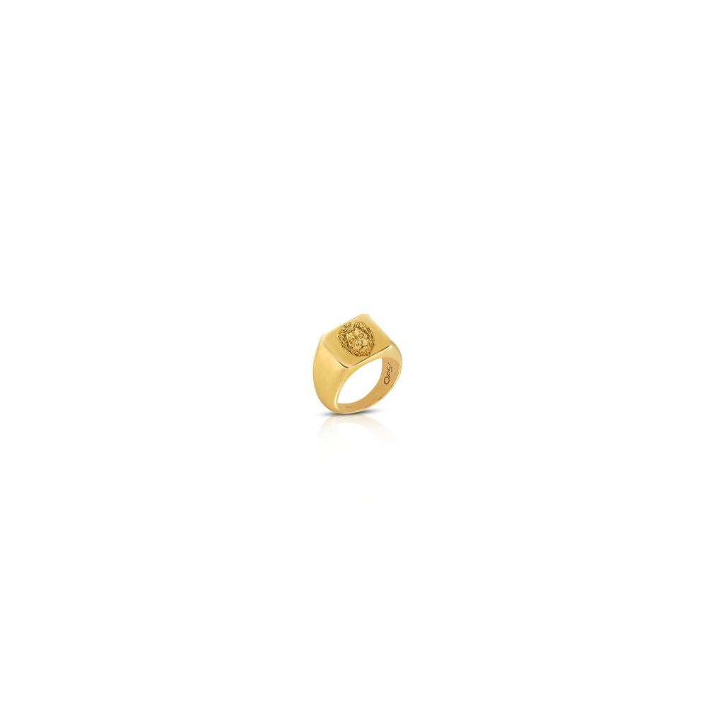 Anello in Argento chevalier Donna Ops Objects Icon Leo-Kaidara Gioielli