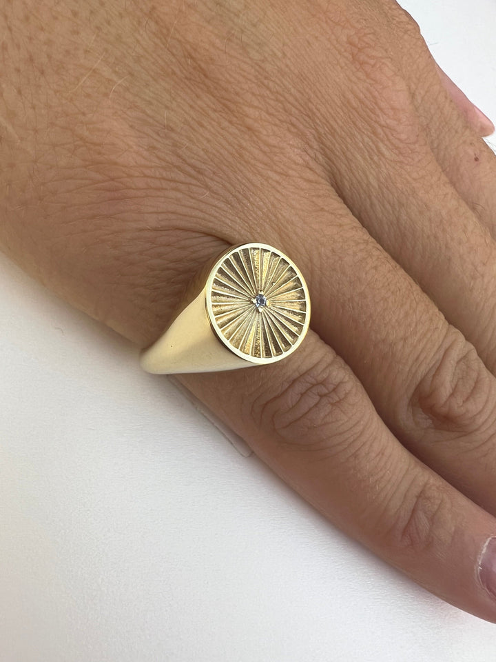 Anello in Argento chevalier Donna Ops Objects Icon Moony-Kaidara Gioielli