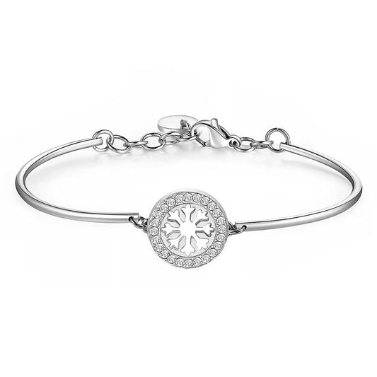 Bracciale in Acciaio Donna Brosway Chakra Fiocco di Neve-Kaidara Gioielli