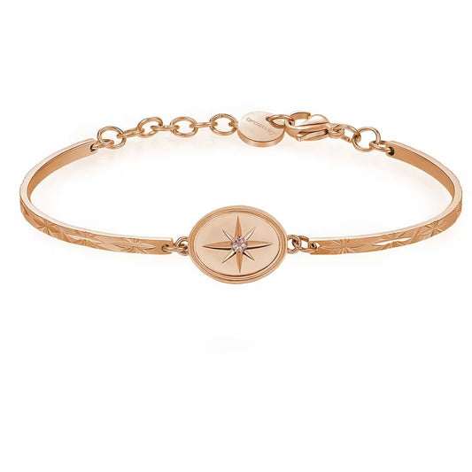 Bracciale in Acciaio Donna Brosway Chakra Rosa dei Venti-Kaidara Gioielli