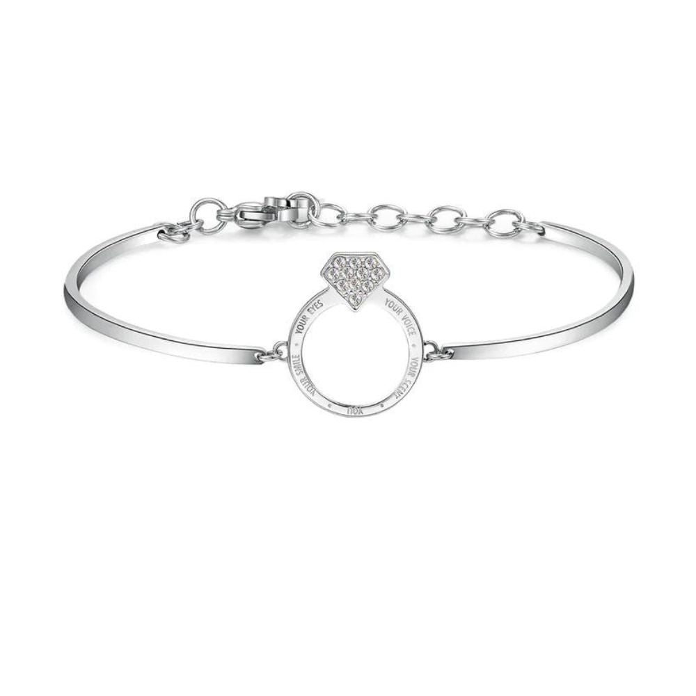 Bracciale in Acciaio Donna Brosway Chakra Solitario-Kaidara Gioielli