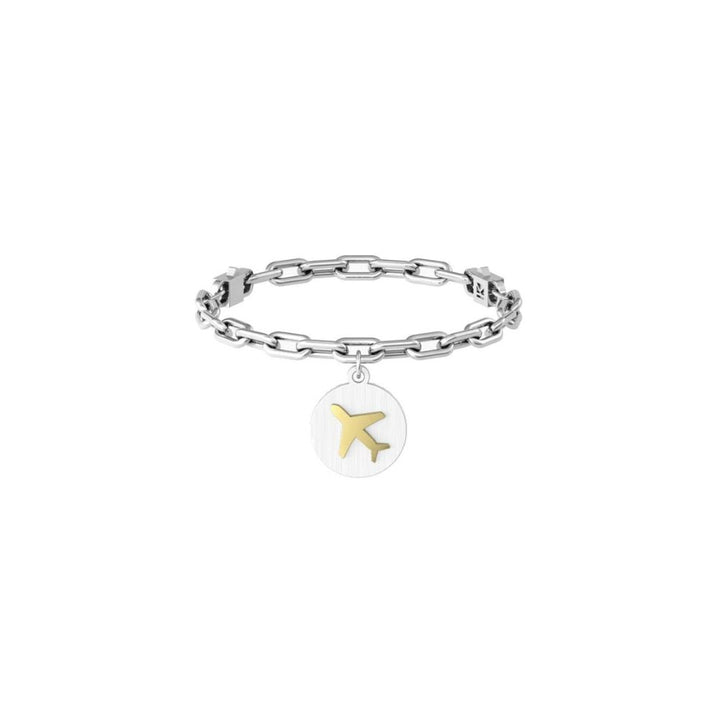 Bracciale in Acciaio Donna Kidult Aereo Scoperta-Kaidara Gioielli