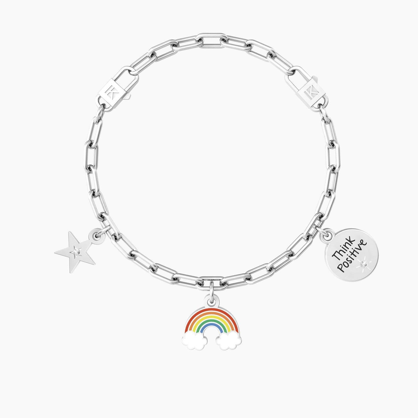 Bracciale Donna Kidult Arcobaleno |Think Positive-Kaidara Gioielli