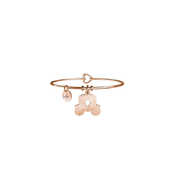Bracciale in Acciaio Donna Kidult Carrozza Romantica-Kaidara Gioielli
