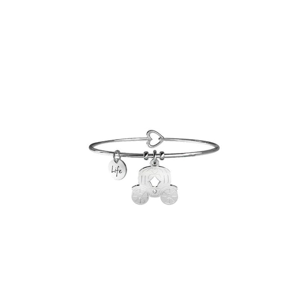 Bracciale in Acciaio Donna Kidult Carrozza Romantica-Kaidara Gioielli