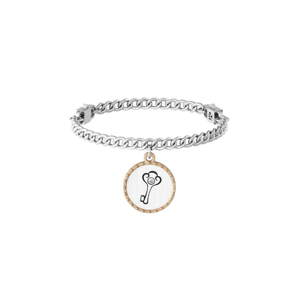 Bracciale in Acciaio Donna Kidult Chiave Nuovo inizio-Kaidara Gioielli