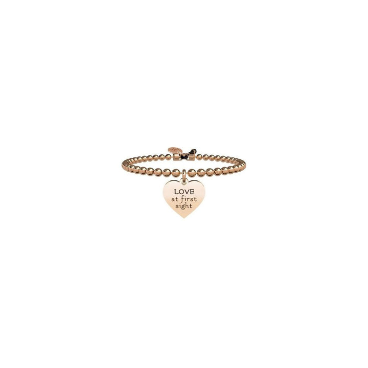 Bracciale in Acciaio Donna Kidult Cuore Amore a prima vista-Kaidara Gioielli