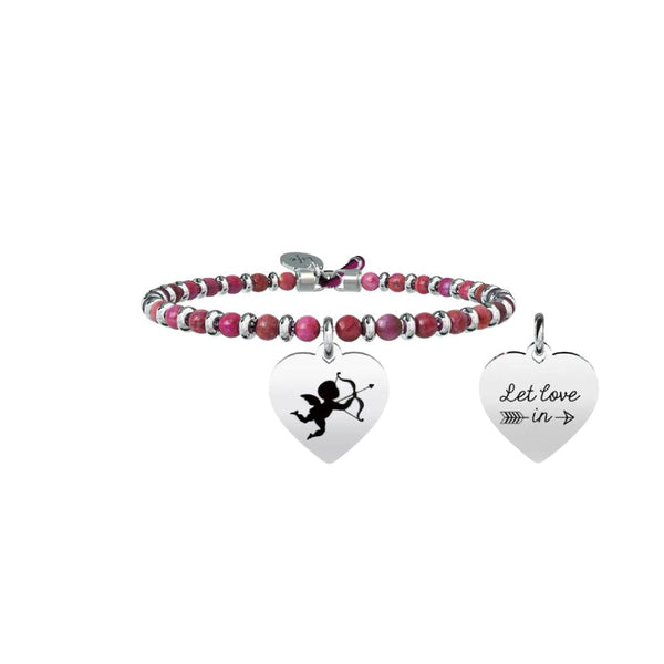Bracciale in Acciaio Donna Kidult Cuore Cupido-Kaidara Gioielli