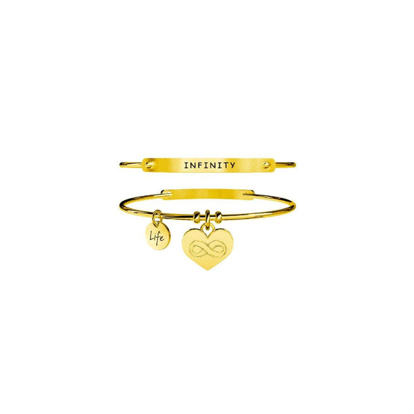 Bracciale in Acciaio Donna Kidult Cuore Infinito-Kaidara Gioielli