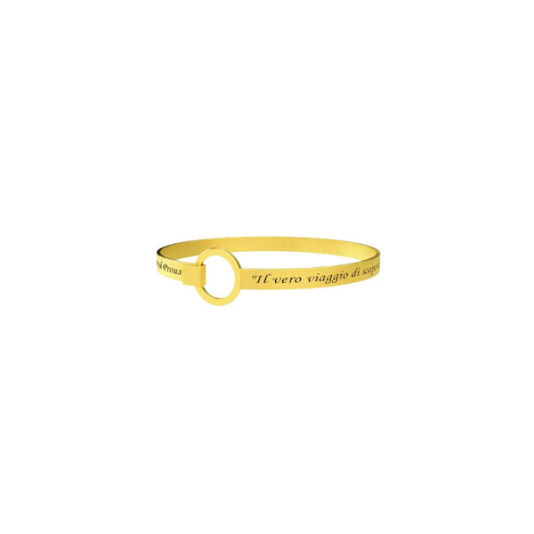 Bracciale in Acciaio Donna Kidult Il vero viaggio di scoperta...-Kaidara Gioielli