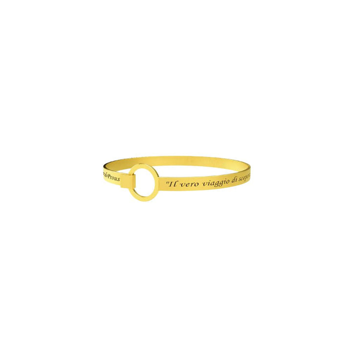 Bracciale in Acciaio Donna Kidult Il vero viaggio di scoperta...-Kaidara Gioielli