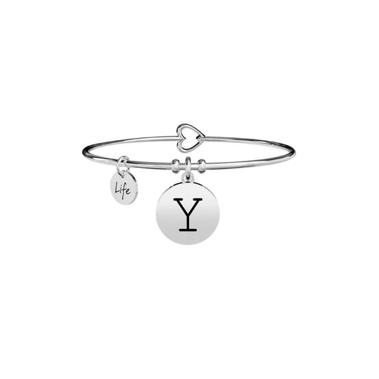 Bracciale in Acciaio Donna Kidult Iniziale Emozioni-Kaidara Gioielli