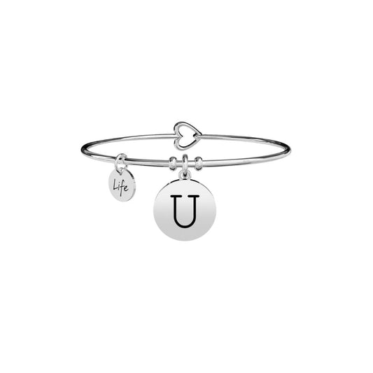 Bracciale in Acciaio Donna Kidult Iniziale Emozioni-Kaidara Gioielli